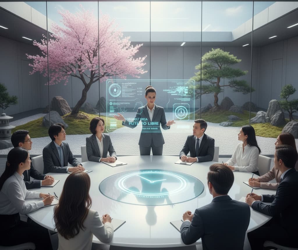 Equipo de Mentesia y directivos planificando el Plan MADRE en una reunión